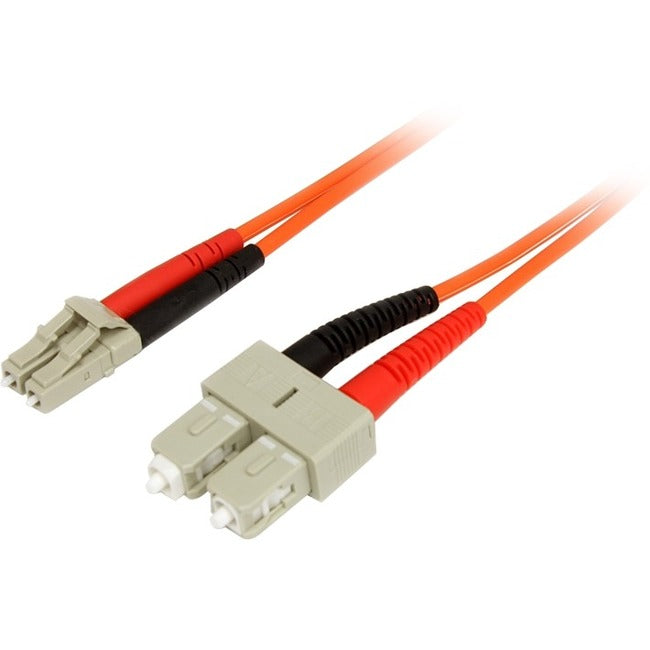 StarTech.com 5m Fiber Optic Cable - Multimode Duplex 62.5-125 - LSZH - LC-SC - OM1 - LC to SC Fiber Patch Cable - American Tech Depot