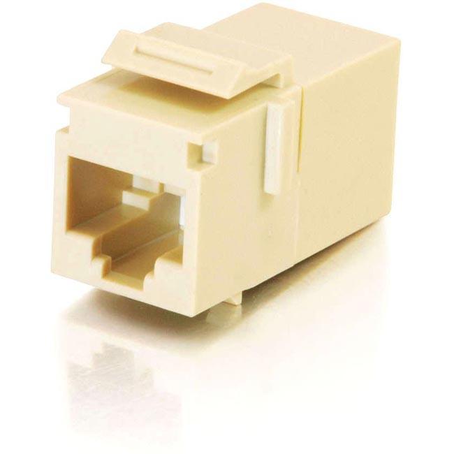 C2G RJ45 (8P8C) Coupler Keystone Insert Module - Ivory - American Tech Depot