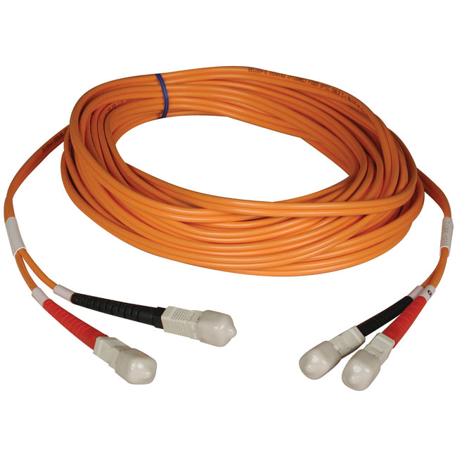 Tripp Lite 9M Duplex Multimode 50-125 Fiber Optic Patch Cable SC-SC 30' 30ft 9 Meter - American Tech Depot