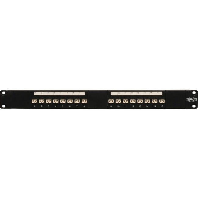 Tripp Lite 16-Port Fiber Patch Panel 62.5-125 or 50-125 LC-LC 1URM - American Tech Depot