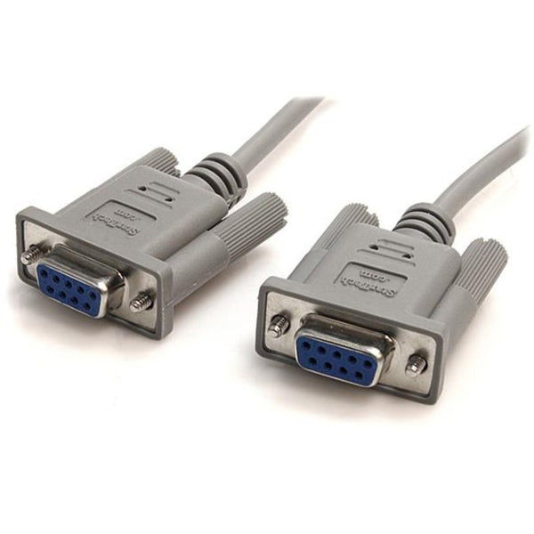 StarTech.com Serial Null modem cable - DB-9 (F) - DB-9 (F) - 3 m - American Tech Depot