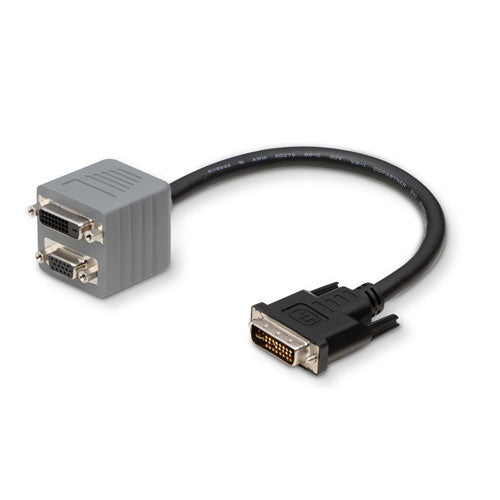 Belkin Dual Link Cable Adapter - DVI-I Video, HD-15 Female VGA, DVI-D Female Digital Video - 0.3m - American Tech Depot