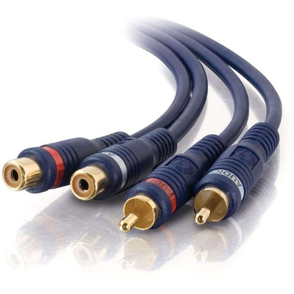 C2G 12ft Velocity RCA Stereo Audio Extension Cable - American Tech Depot