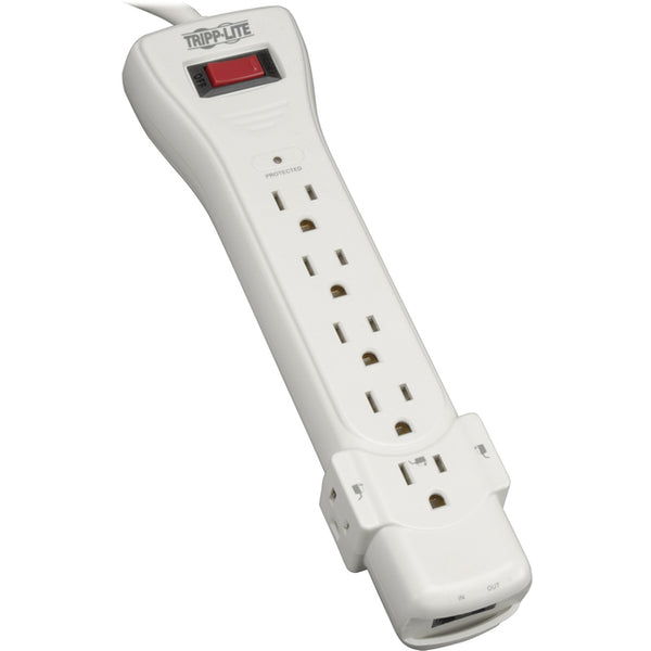 Tripp Lite Surge Protector Power Strip 120V 7 Outlet RJ11 12' Cord 1080 Joules - American Tech Depot