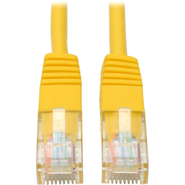 Tripp Lite 3ft Cat5e - Cat5 350MHz Molded Patch Cable RJ45 M-M Yellow 3' - American Tech Depot