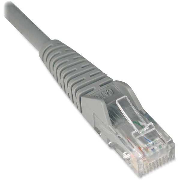 Tripp Lite 14ft Cat6 Gigabit Snagless Molded Patch Cable RJ45 M-M Gray 14' - American Tech Depot