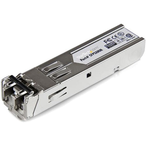 StarTech.com MSA Uncoded SFP Module - 1000BASE-SX - 1GE Gigabit Ethernet SFP 1GbE Multi Mode Fiber (MMF) Optic Transceiver - 550m DDM