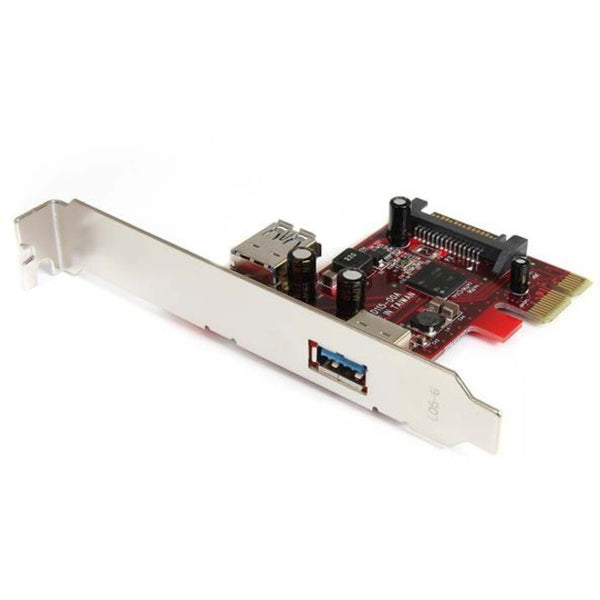 StarTech.com 2 port PCI Express SuperSpeed USB 3.0 Card with UASP Support - 1 Internal 1 External - American Tech Depot