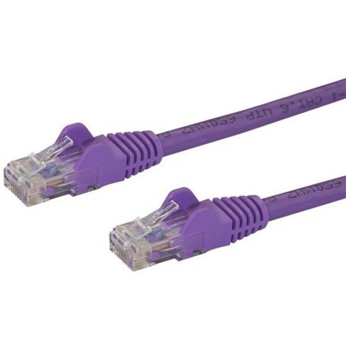 StarTech.com 10ft CAT6 Ethernet Cable - Purple Snagless Gigabit CAT 6 Wire - 100W PoE RJ45 UTP 650MHz Category 6 Network Patch Cord UL-TIA - American Tech Depot