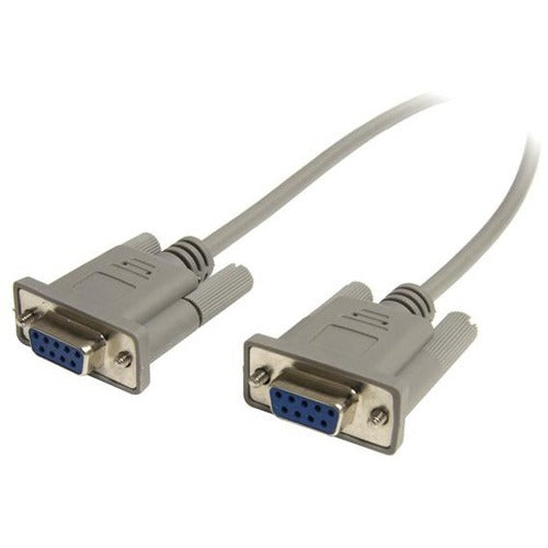 StarTech.com Cross Wired DB9 Serial Null Modem Cable - F-F - Serial-Null Modem Cable - 1 x DB-9, 1 x DB-9 - Serial-Null Modem Cable Crossover External - 25 ft - American Tech Depot