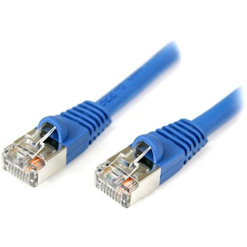 StarTech.com 50 ft Blue Shielded Snagless Cat5e Patch Cable - American Tech Depot