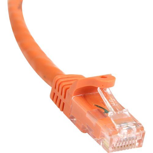 StarTech.com 35ft CAT6 Ethernet Cable - Orange Snagless Gigabit CAT 6 Wire - 100W PoE RJ45 UTP 650MHz Category 6 Network Patch Cord UL-TIA - American Tech Depot