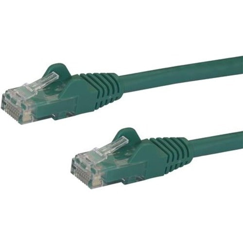 StarTech.com 50ft CAT6 Ethernet Cable - Green Snagless Gigabit CAT 6 Wire - 100W PoE RJ45 UTP 650MHz Category 6 Network Patch Cord UL-TIA - American Tech Depot