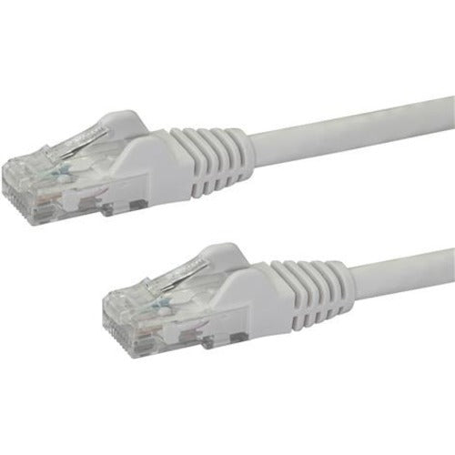 StarTech.com 50ft CAT6 Ethernet Cable - White Snagless Gigabit CAT 6 Wire - 100W PoE RJ45 UTP 650MHz Category 6 Network Patch Cord UL-TIA - American Tech Depot