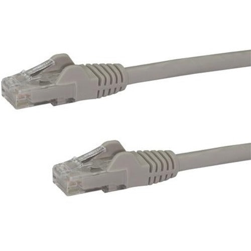 StarTech.com 75ft CAT6 Ethernet Cable - Gray Snagless Gigabit CAT 6 Wire - 100W PoE RJ45 UTP 650MHz Category 6 Network Patch Cord UL-TIA - American Tech Depot