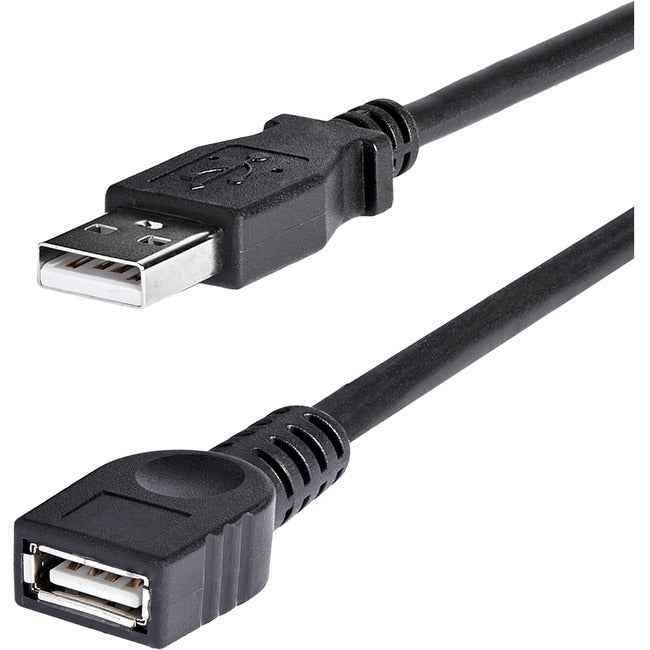 StarTech.com 6 ft Black USB 2.0 Extension Cable A to A - M-F - American Tech Depot