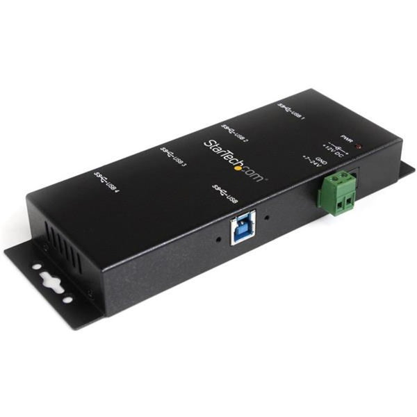 StarTech.com 4 Port Industrial USB 3.0 Hub - Mountable - Rugged USB Hub - American Tech Depot