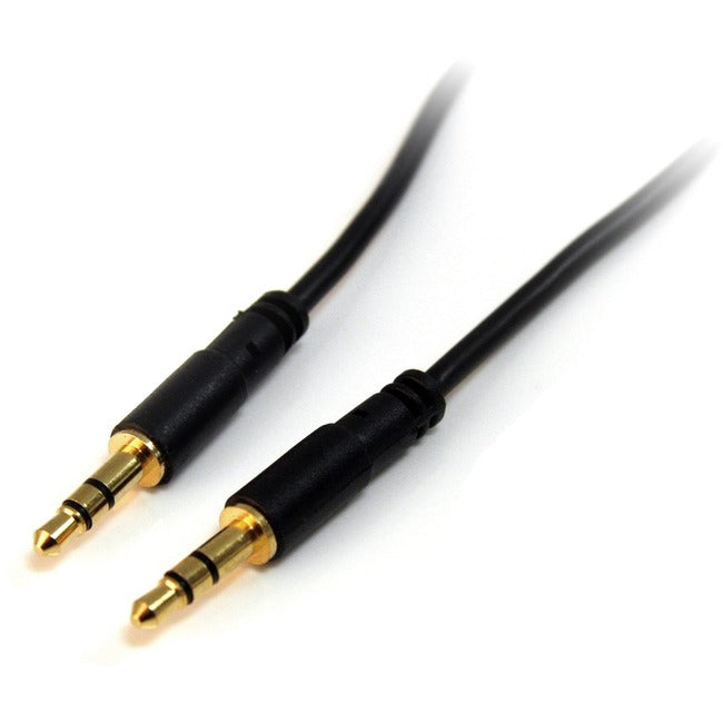 StarTech.com 3 ft Slim 3.5mm Stereo Audio Cable - M-M - American Tech Depot