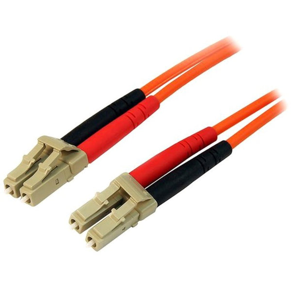 StarTech.com 15m Fiber Optic Cable - Multimode Duplex 50-125 - LSZH - LC-LC - OM2 - LC to LC Fiber Patch Cable