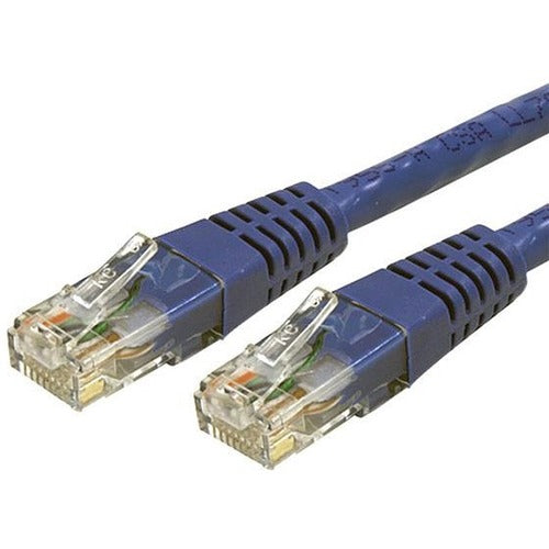 StarTech.com 20ft CAT6 Ethernet Cable - Blue Molded Gigabit CAT 6 Wire - 100W PoE RJ45 UTP 650MHz - Category 6 Network Patch Cord UL-TIA - American Tech Depot