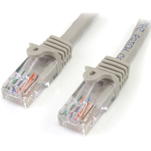 StarTech.com 100 ft Gray Snagless Cat5e UTP Patch Cable - American Tech Depot