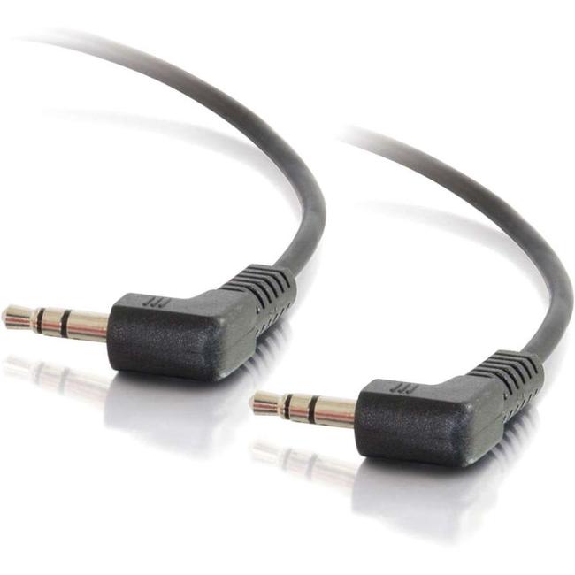 C2G 1.5ft 3.5mm Right Angled M-M Stereo Audio Cable - American Tech Depot