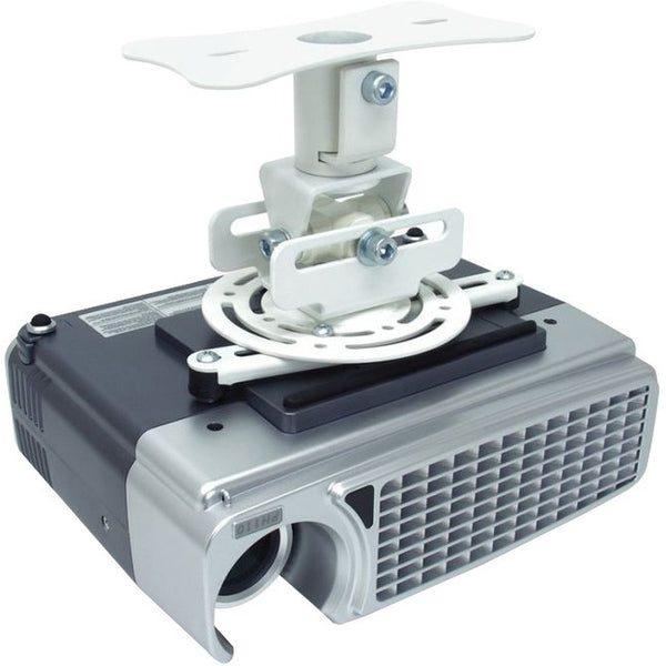 Atdec ceiling projector mount, fixed drop - Loads up to 33lb - VESA up to 65x200