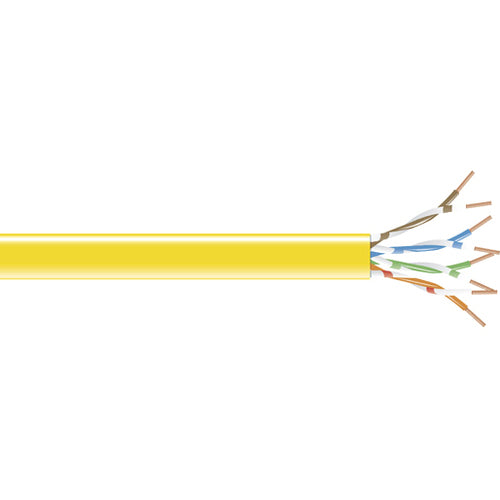 Black Box GigaBase 350 CAT5e, 350-MHz Stranded Bulk Cable, Yellow, 1000-feet (304.8-m) - American Tech Depot