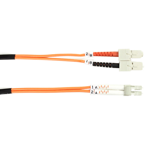 Black Box 62.5-Micron Multimode Value Line Patch Cable, SC-LC, 3-m (9.8-ft.) - American Tech Depot