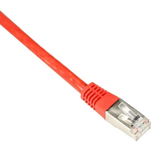 Black Box CAT6 250-MHz Shielded, Stranded Cable SSTP (PIMF), PVC, Red, 15-ft. (4.5-m) - American Tech Depot