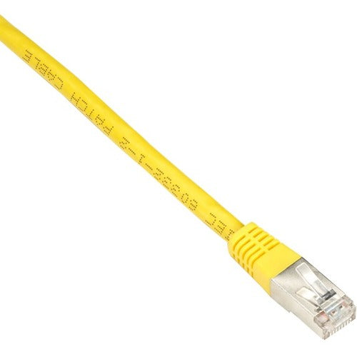 Black Box Cat6 250-MHz Shielded, Stranded Cable SSTP (PIMF), PVC, Yellow, 25-ft. (7.6-m) - American Tech Depot