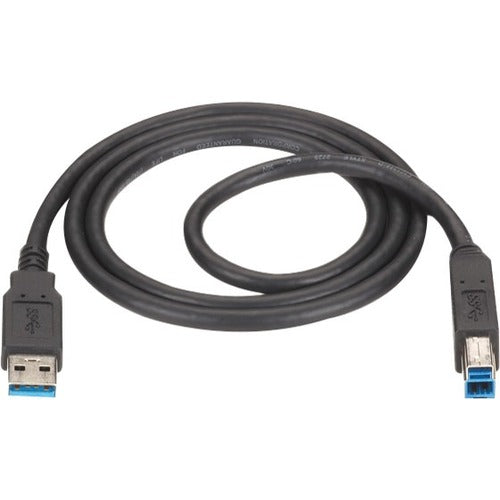 Black Box USB 3.0 Cable - Type A Male to Type B Male, Black, 10-ft. (3.0-m) - American Tech Depot