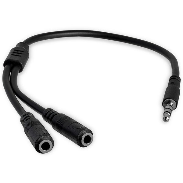 StarTech.com Headset adapter for headsets with separate headphone - microphone plugs - 3.5mm 4 position to 2x 3 position 3.5mm M-F - American Tech Depot