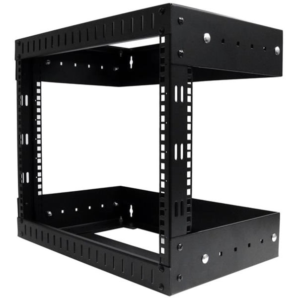 StarTech.com 8U 19" Wall Mount Network Rack - Adjustable Depth 12-20" Open Frame for Server Room -AV-Data-Computer Equipment w-Cage Nuts