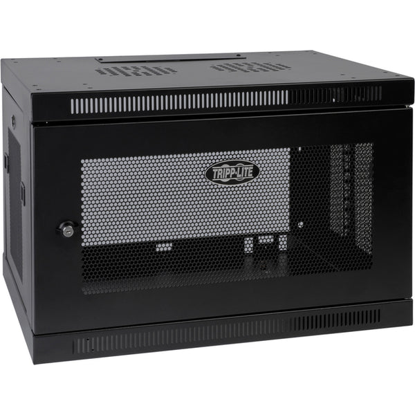 Tripp Lite 9U Wall Mount Rack Enclosure Server Cabinet w- Door & Side Panels - American Tech Depot