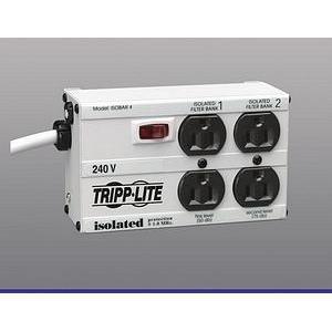 Tripp Lite Isobar Surge Protector Metal 230V 4 Outlet 1.8M Cord 330 Joules - American Tech Depot