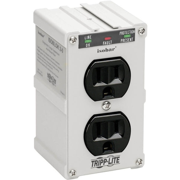 Tripp Lite Isobar Surge Protector Wallmount Direct Plug In 2 Outlet 1410 J - American Tech Depot