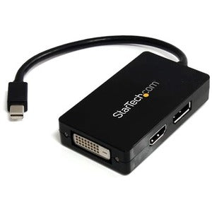 StarTech.com Travel A-V adapter - 3-in-1 Mini DisplayPort to DisplayPort DVI or HDMI converter - American Tech Depot