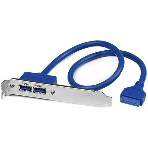 StarTech.com 2 Port USB 3.0 A Female Slot Plate Adapter - American Tech Depot