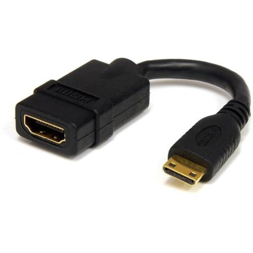 StarTech.com 5in High Speed HDMI® Adapter Cable - HDMI to HDMI Mini- F-M - American Tech Depot