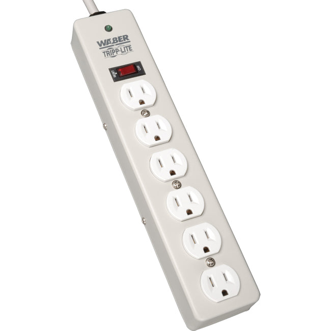 Tripp Lite Waber Surge Protector Strip 6 outlet 6' Cord 1050 Joules - American Tech Depot