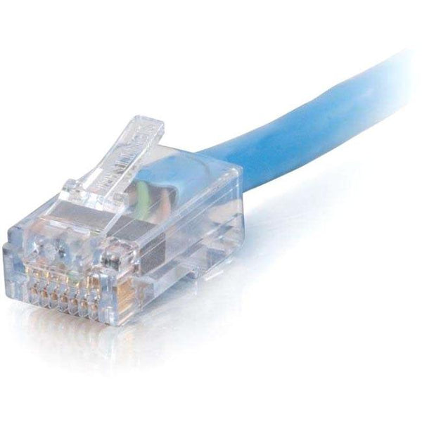 C2G-100ft Cat6 Non-Booted Network Patch Cable (Plenum-Rated) - Blue