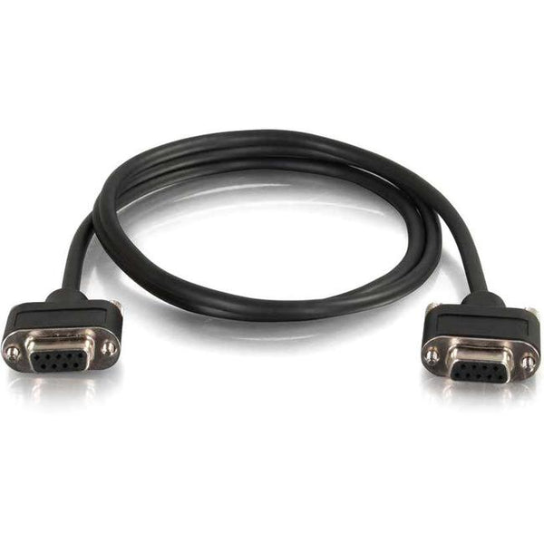 C2G 10ft CMG-Rated DB9 Low Profile Null Modem F-F - American Tech Depot