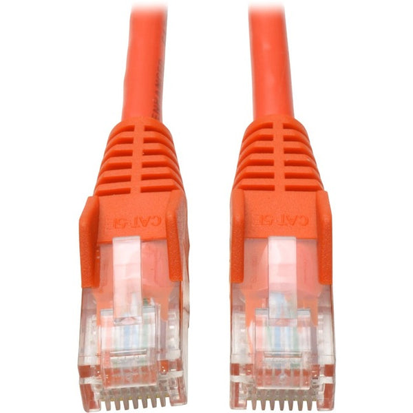 Tripp Lite 10ft Cat5e Cat5 Snagless Molded Patch Cable RJ45 M-M Orange 10' - American Tech Depot