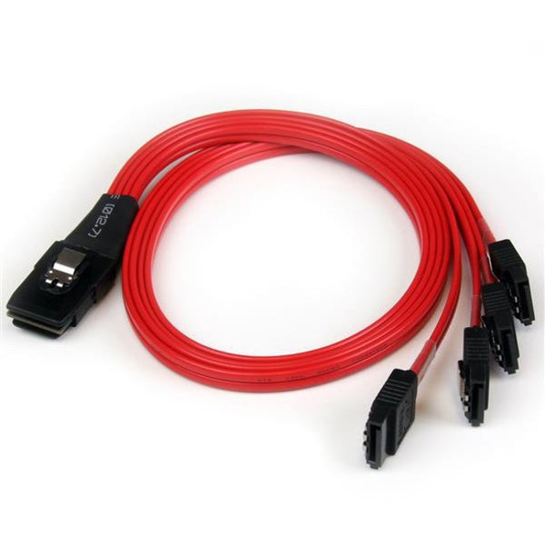 StarTech.com 50cm SFF-8087 to 4x SATA - Internal Mini SAS to SATA Reverse Cable - American Tech Depot