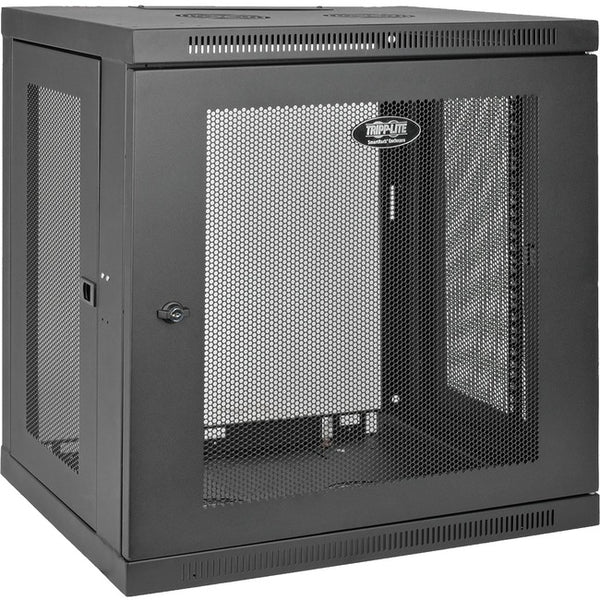 Tripp Lite 12U Wall Mount Rack Enclosure Server Cabinet w- Door & Side Panels - American Tech Depot