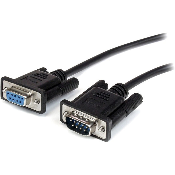 StarTech.com 1m Black Straight Through DB9 RS232 Serial Cable - M-F - American Tech Depot