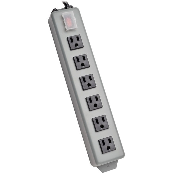 Tripp Lite Waber Power Strip Metal 5-15R 6 Outlet 5-15P 6' Cord - American Tech Depot