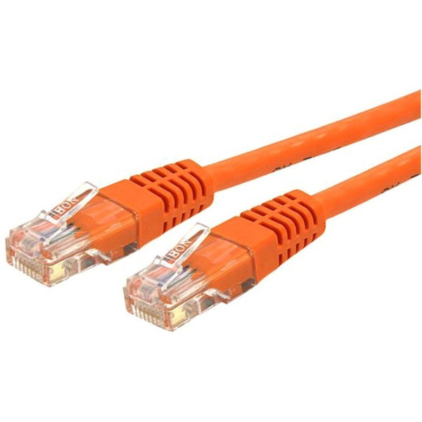 StarTech.com 20ft CAT6 Ethernet Cable - Orange Molded Gigabit CAT 6 Wire - 100W PoE RJ45 UTP 650MHz - Category 6 Network Patch Cord UL-TIA - American Tech Depot