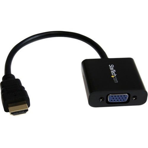 StarTech.com HDMI to VGA Adapter - 1080p - 1920 x 1080 - Black - HDMI Converter - VGA to HDMI Monitor Adapter - American Tech Depot